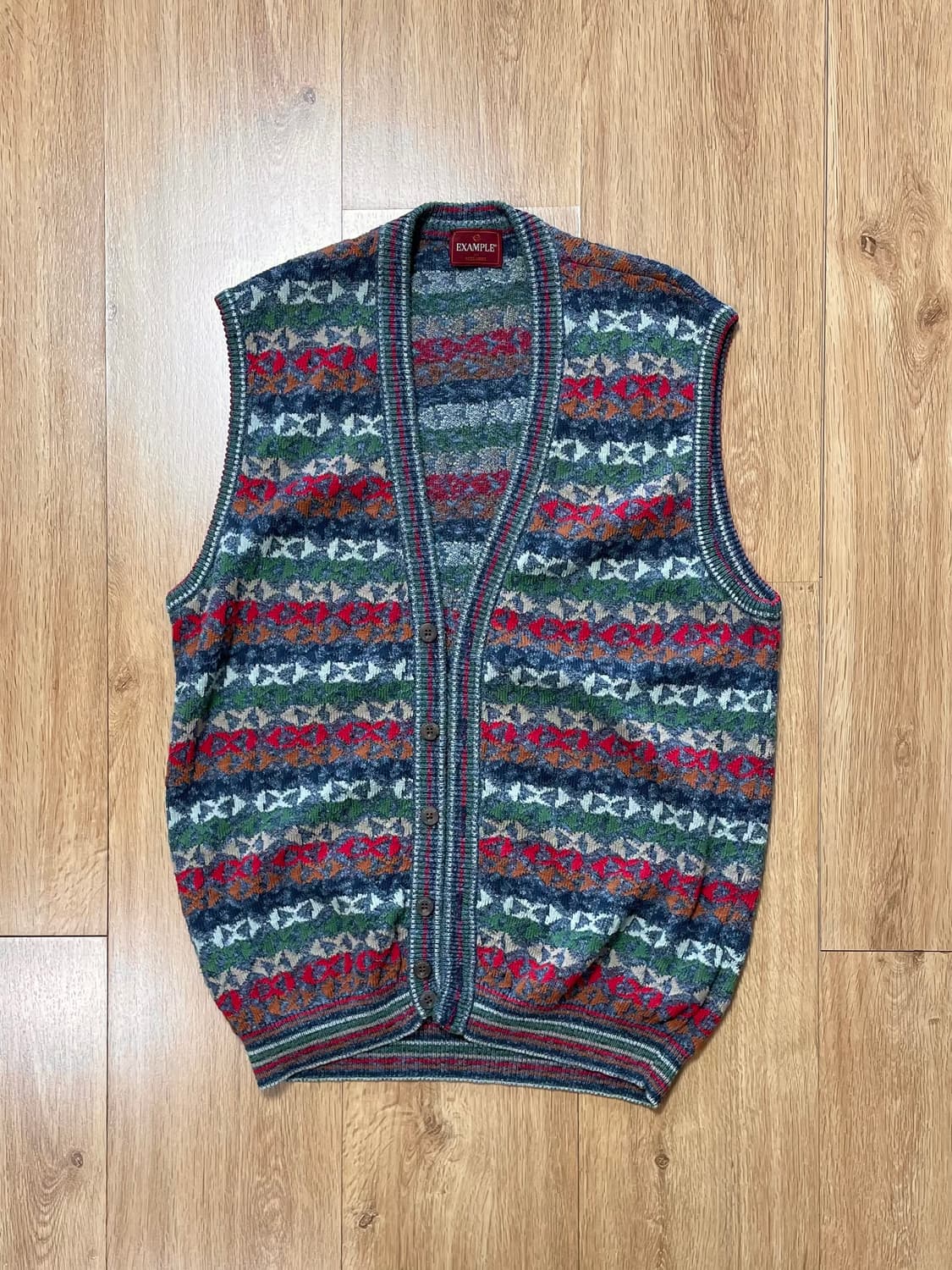 할인 택포) Made Italy 미쏘니 패턴 니트 베스트 조끼 상품이미지1