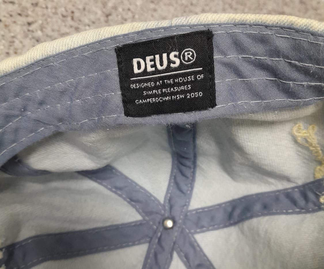 💥데우스 엑스마키나 빈티지워싱 데님 볼캡 
 상품이미지7