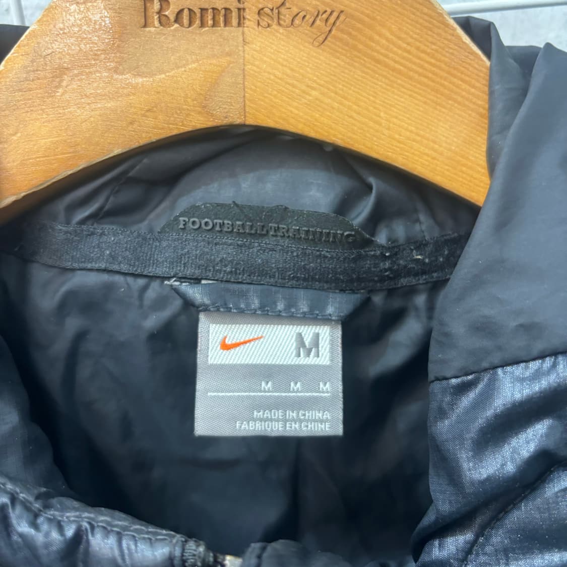 나이키 09-10 인테르 블랙 패딩 자켓 M 상품이미지7