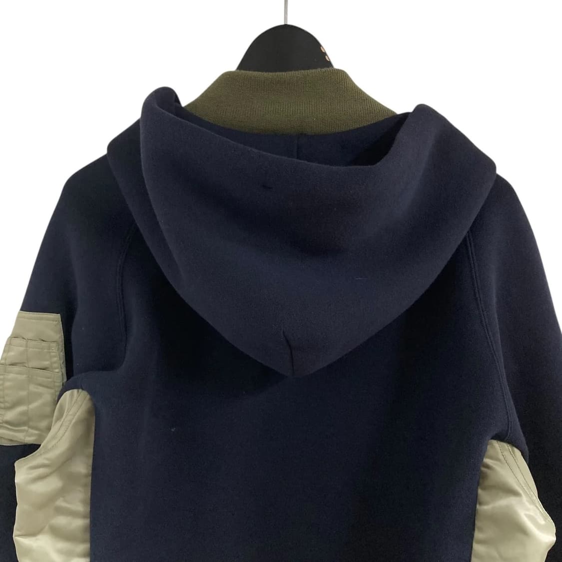 Sacai Sponge Sweat Hoodie Navy 상품이미지4