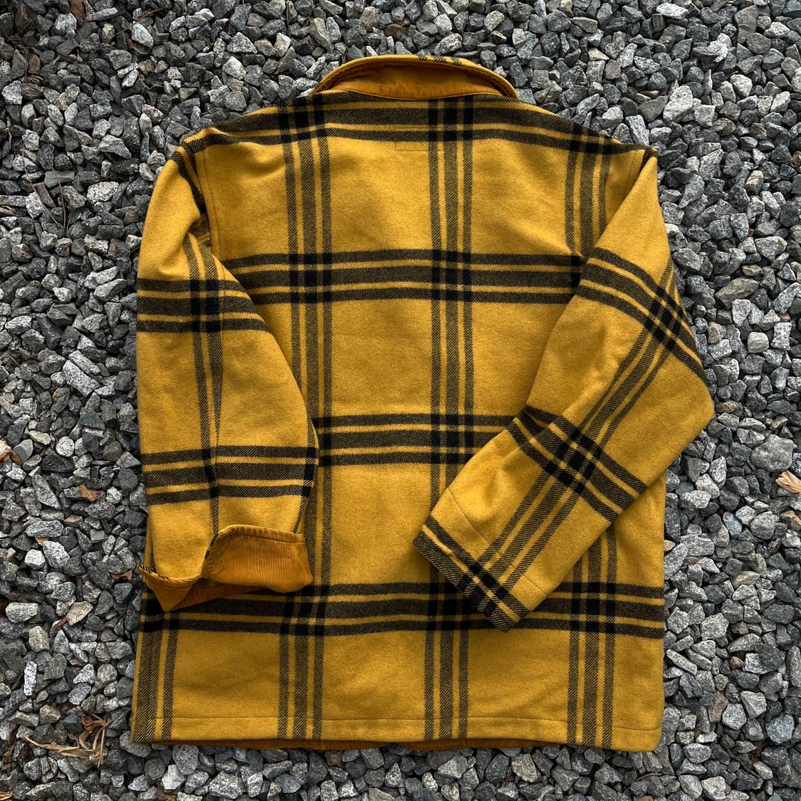 BENETTON(ITALY) 빈티지 체크코트 (실측확인) 상품이미지8