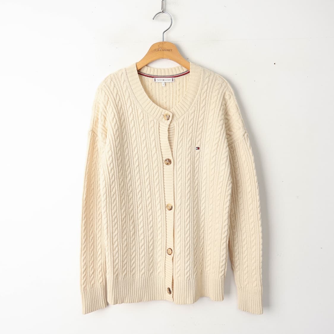 55/타미힐피거 울 케이블 니트 가디건 상품이미지1