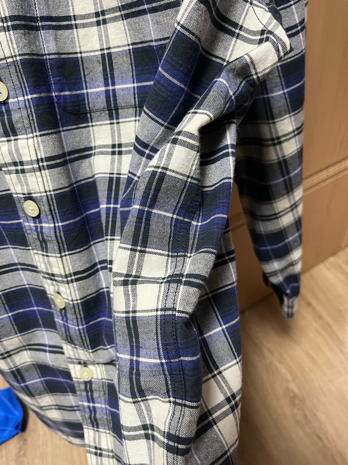 디스이즈네버댓 플란넬 체크셔츠 네이비 s 상품이미지2