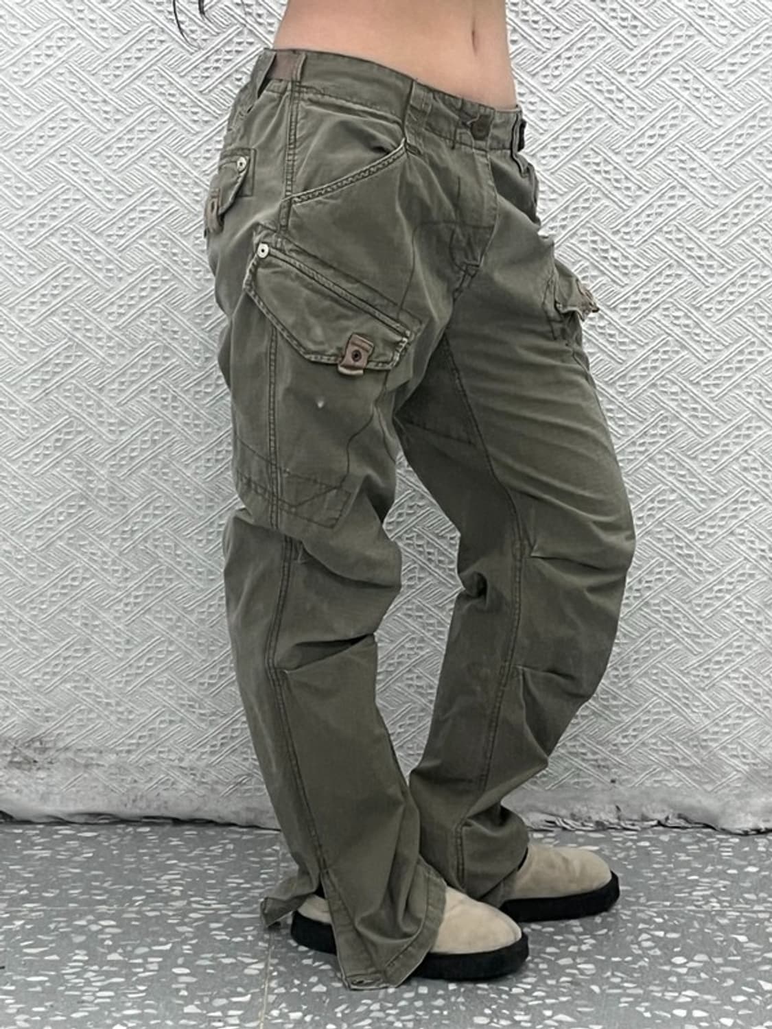 빈티지 올드스쿨 카고팬츠 면바지 80 C06020 상품이미지1