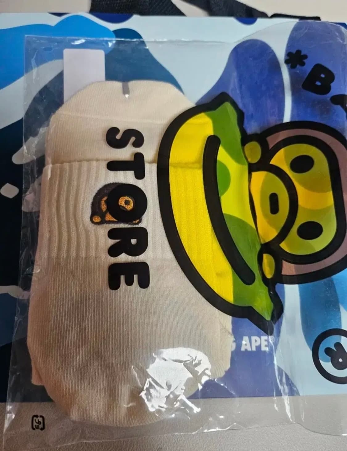 베이프 정품 베이비 마일로 S 삭스 양말 상품이미지3