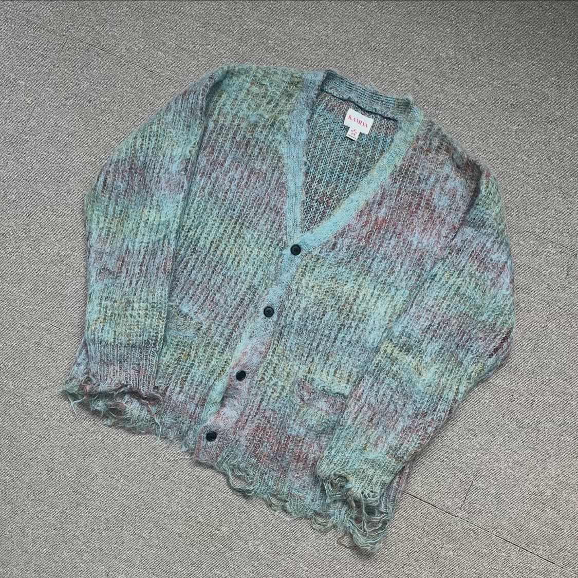 카미야 모헤어 가디건 상품이미지4