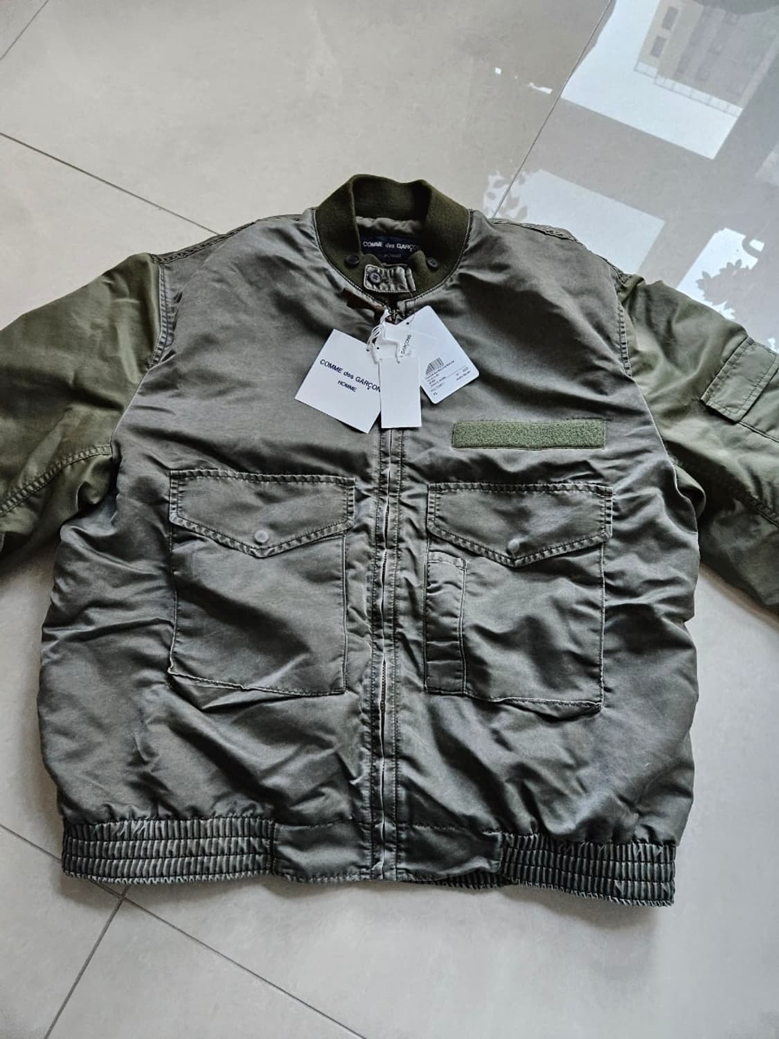 꼼데가르송 옴므 나일론 봄버 L 상품이미지2