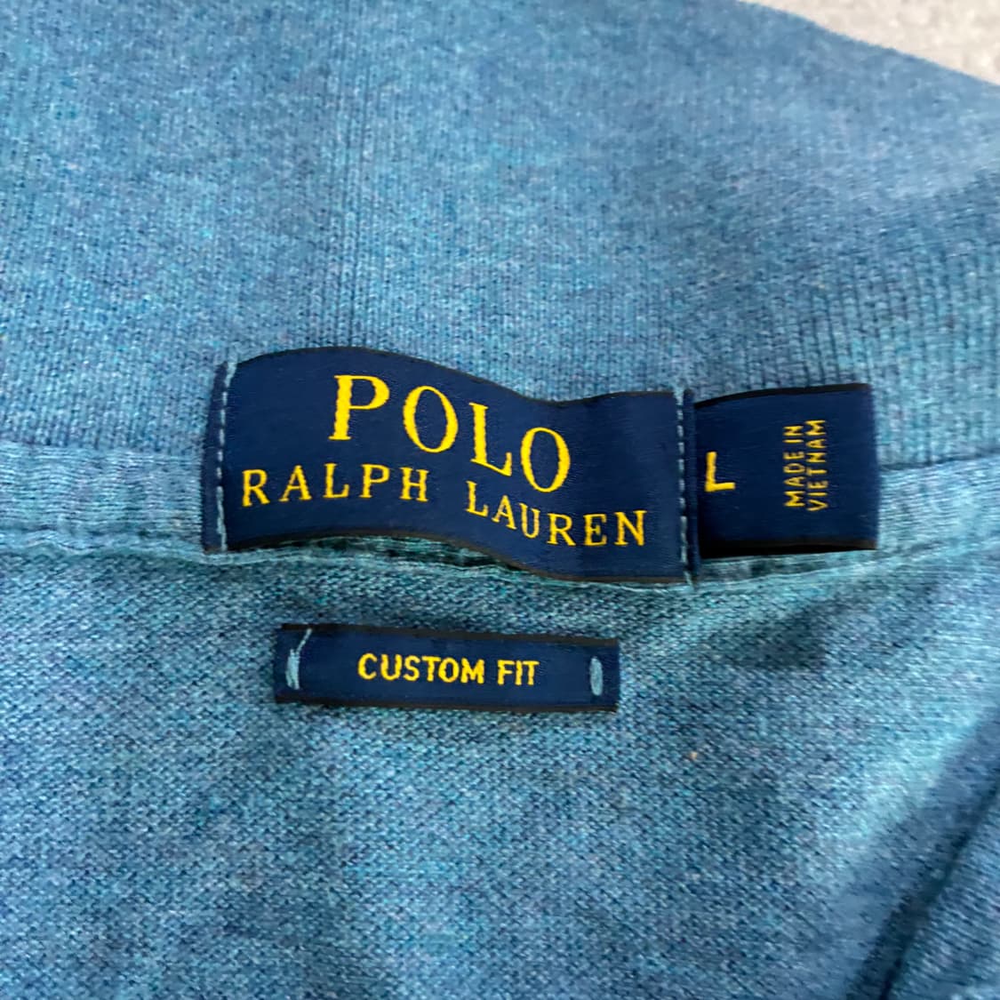 폴로 랄프로렌 긴팔 폴로셔츠 블루 L 상품이미지2