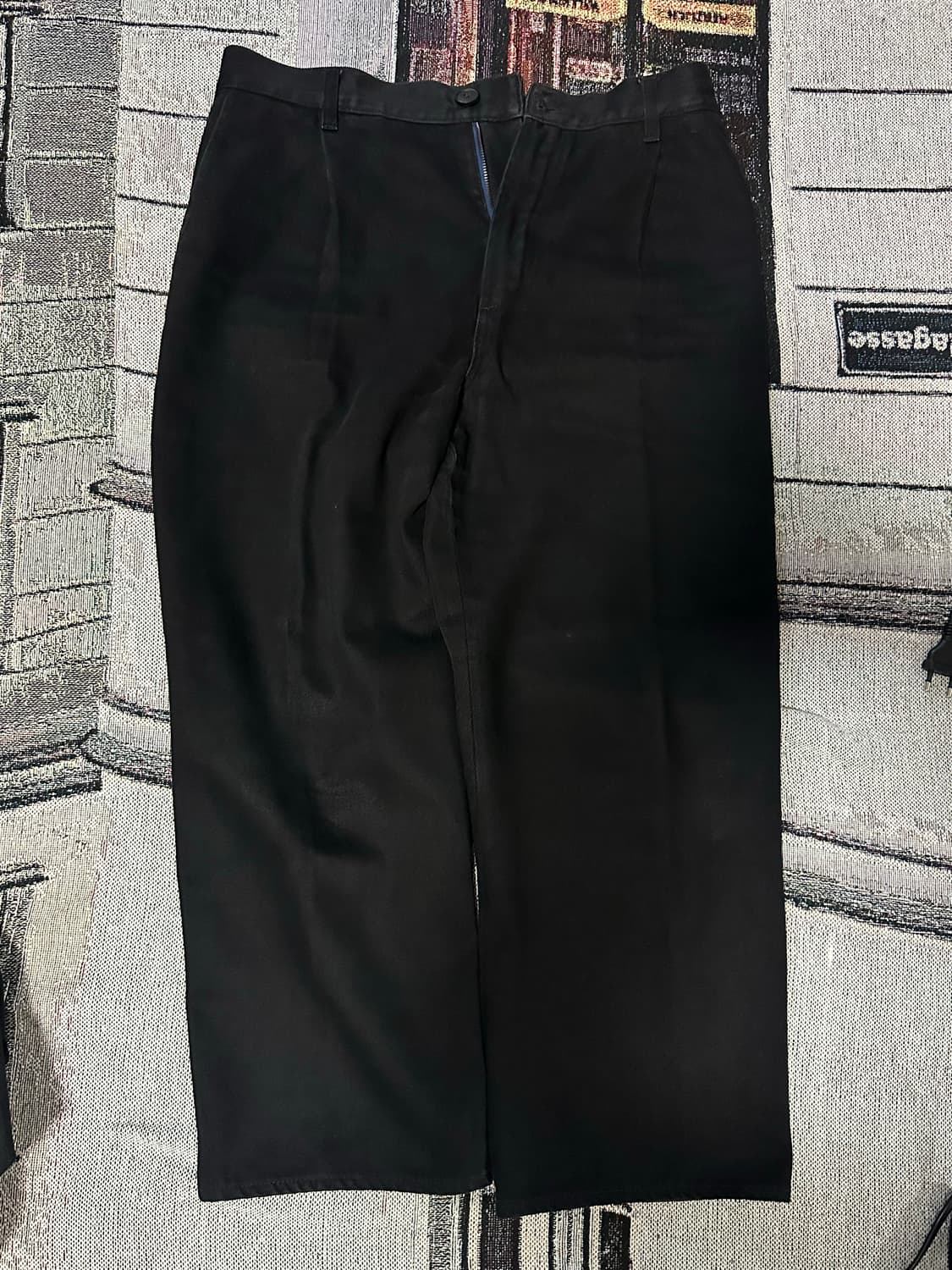 [m] Cristaseya Denim Pleated Trouser 상품이미지2