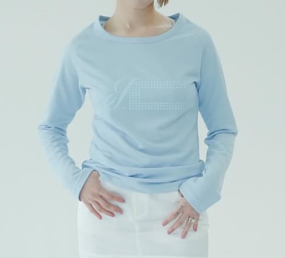 택포) 지초이 reglan long sleeve blue 상품이미지1