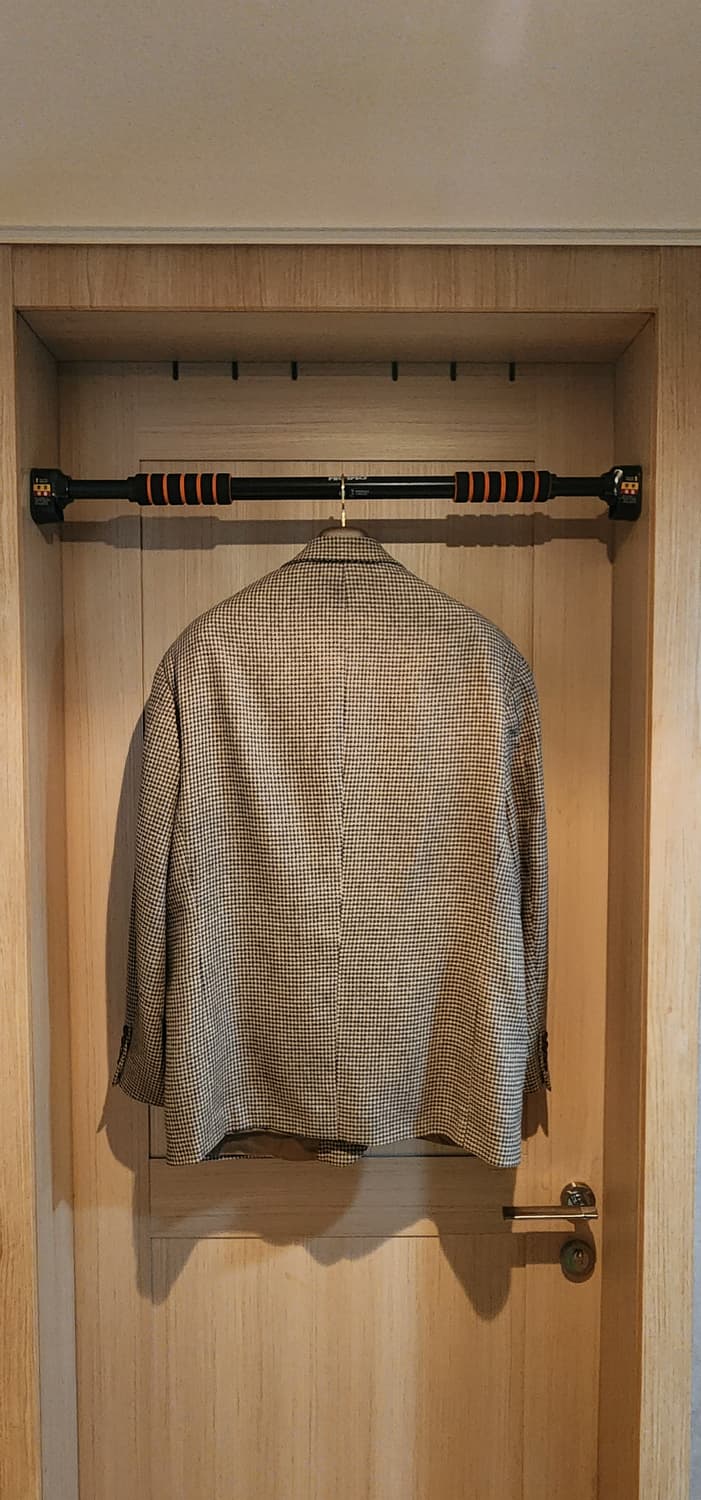 베이지 컬러 3버튼 모직 자켓 3XL~4XL 상품이미지2