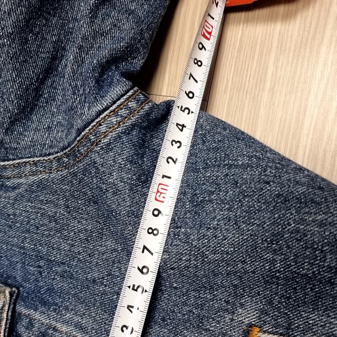 미제 80s 리바이스 데님 쉐르파 자켓 청자켓(110) 상품이미지8