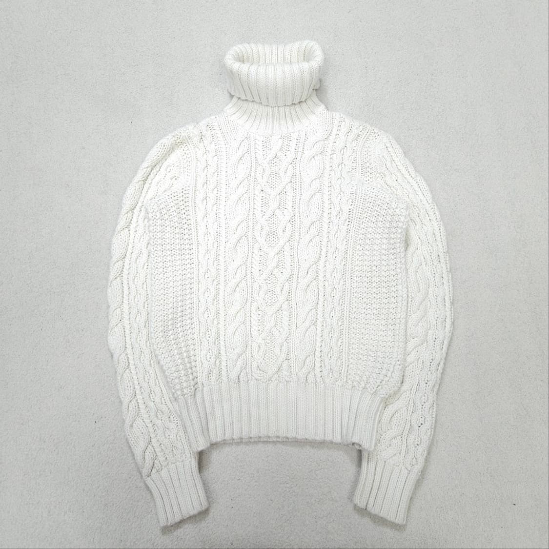 폴로 랄프 로렌 터틀넥 아란 니트 L 상품이미지1