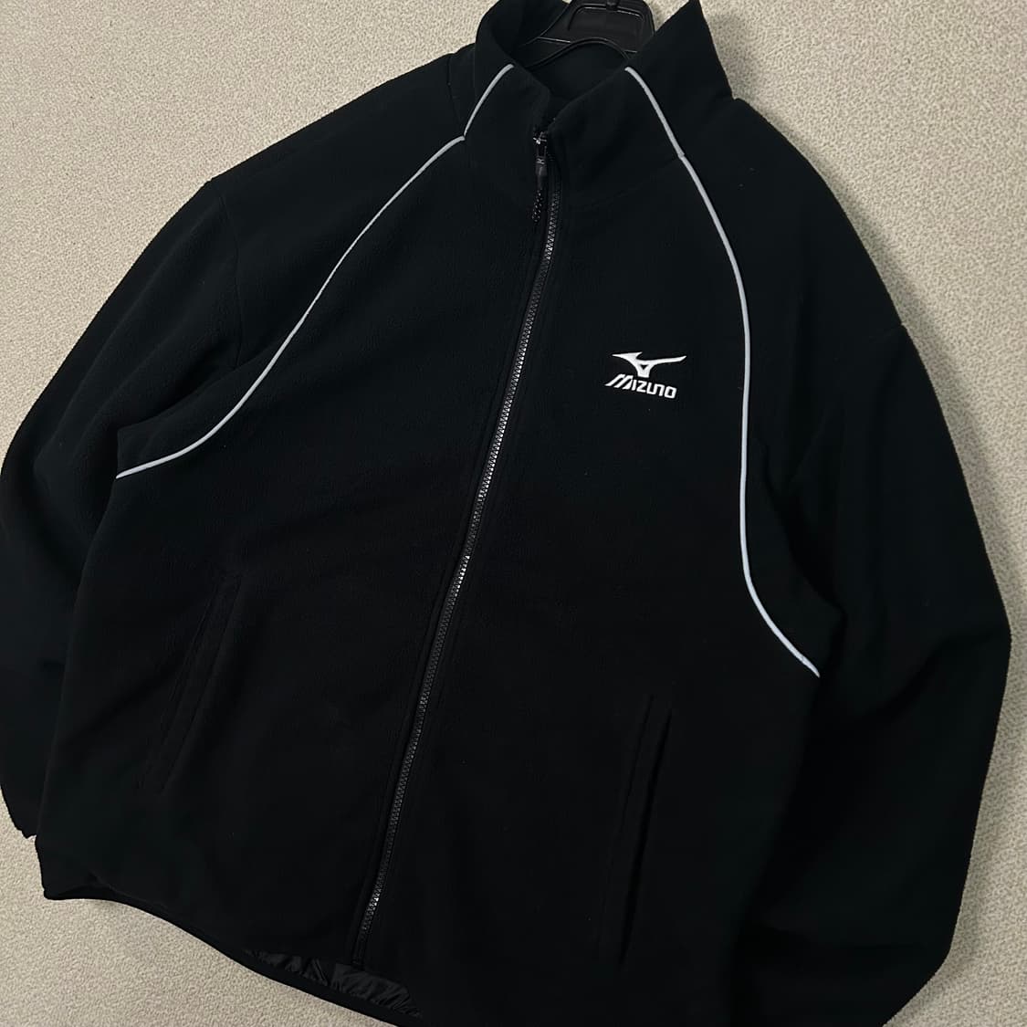 (XL) 미즈노 블랙 플리스 자켓 상품이미지2