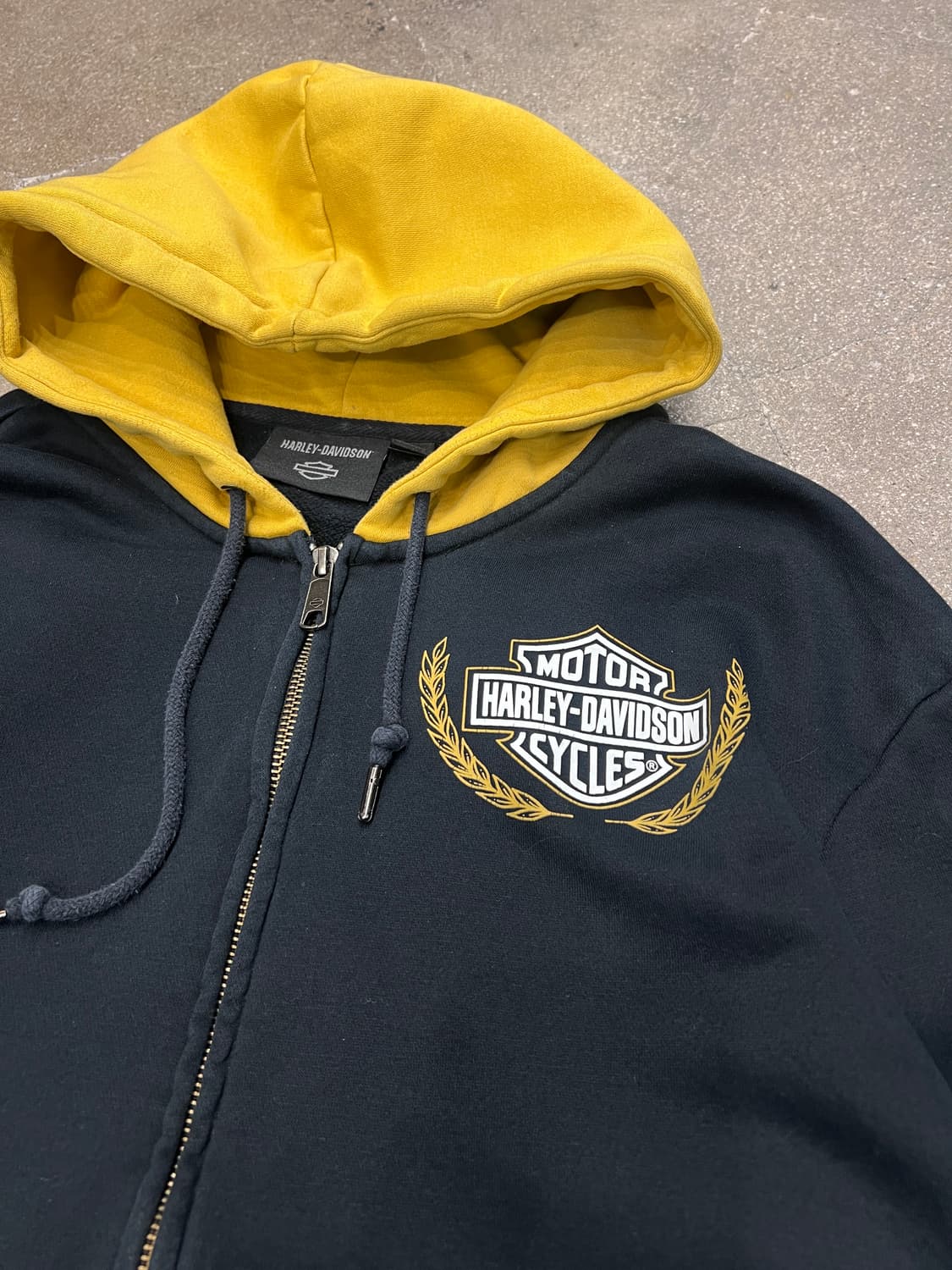 할리데이비슨 LIMITED 트로피 후드집업 BLACK 상품이미지3