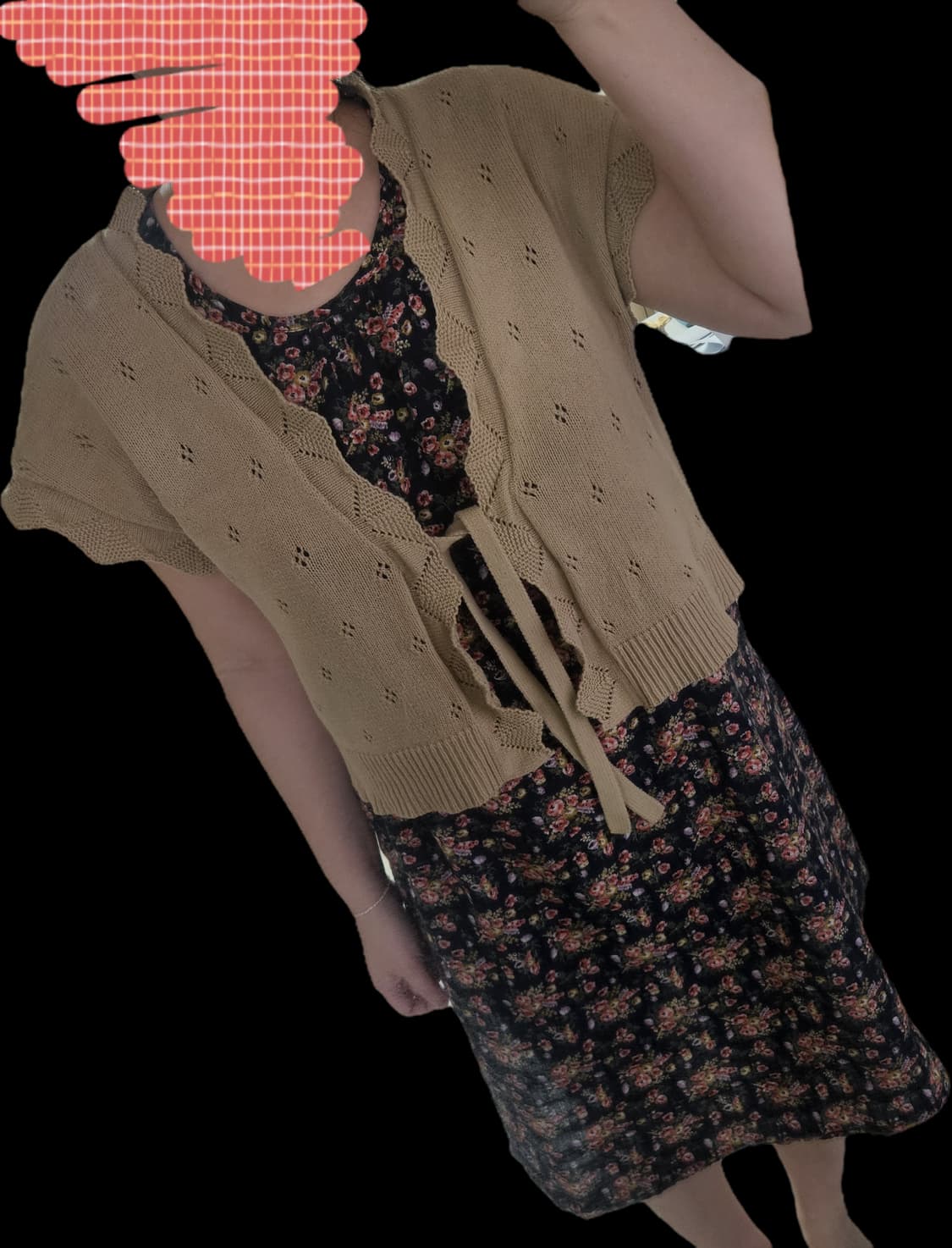 사만사모스 sm2 니트 조끼 베스트 상품이미지3