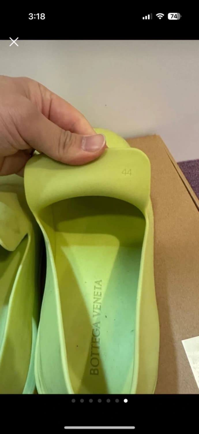 보테가베네타 라임 샌들 44 상품이미지6