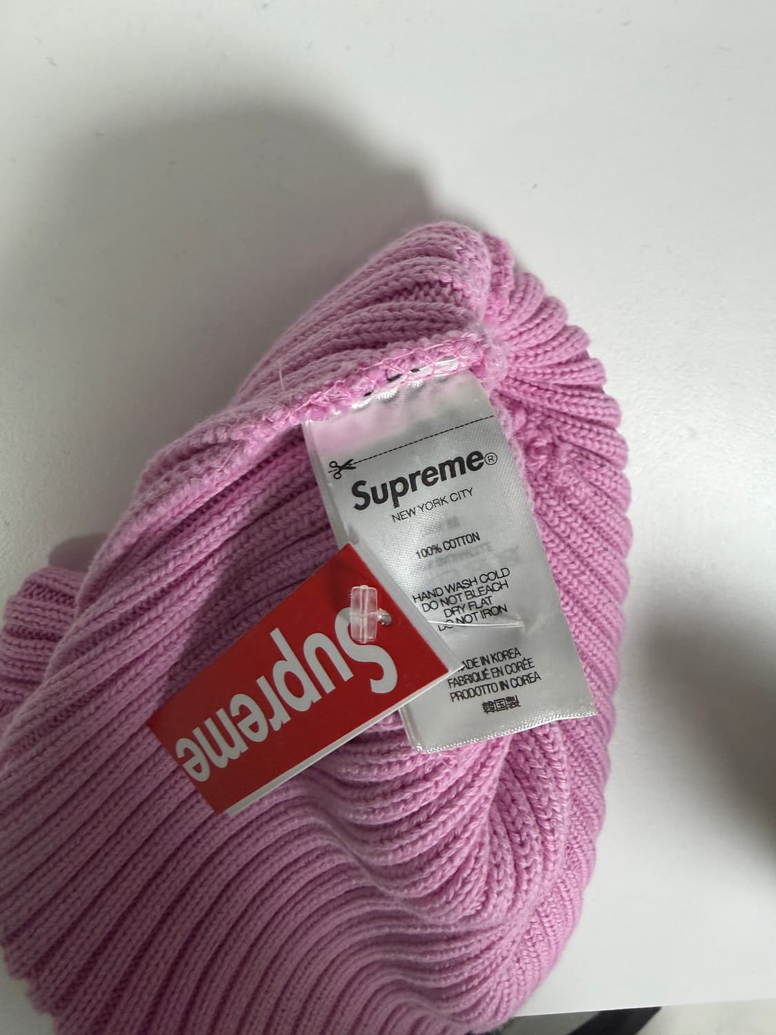 슈프림 오버다이드 비니 핑크 상품이미지3