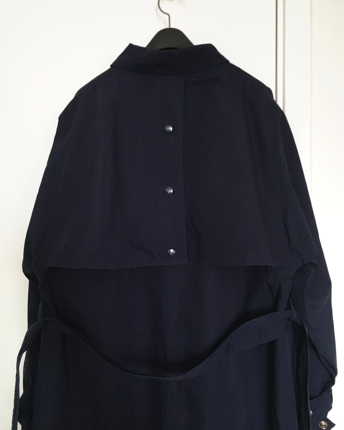 Navy Snap Trench 상품이미지5