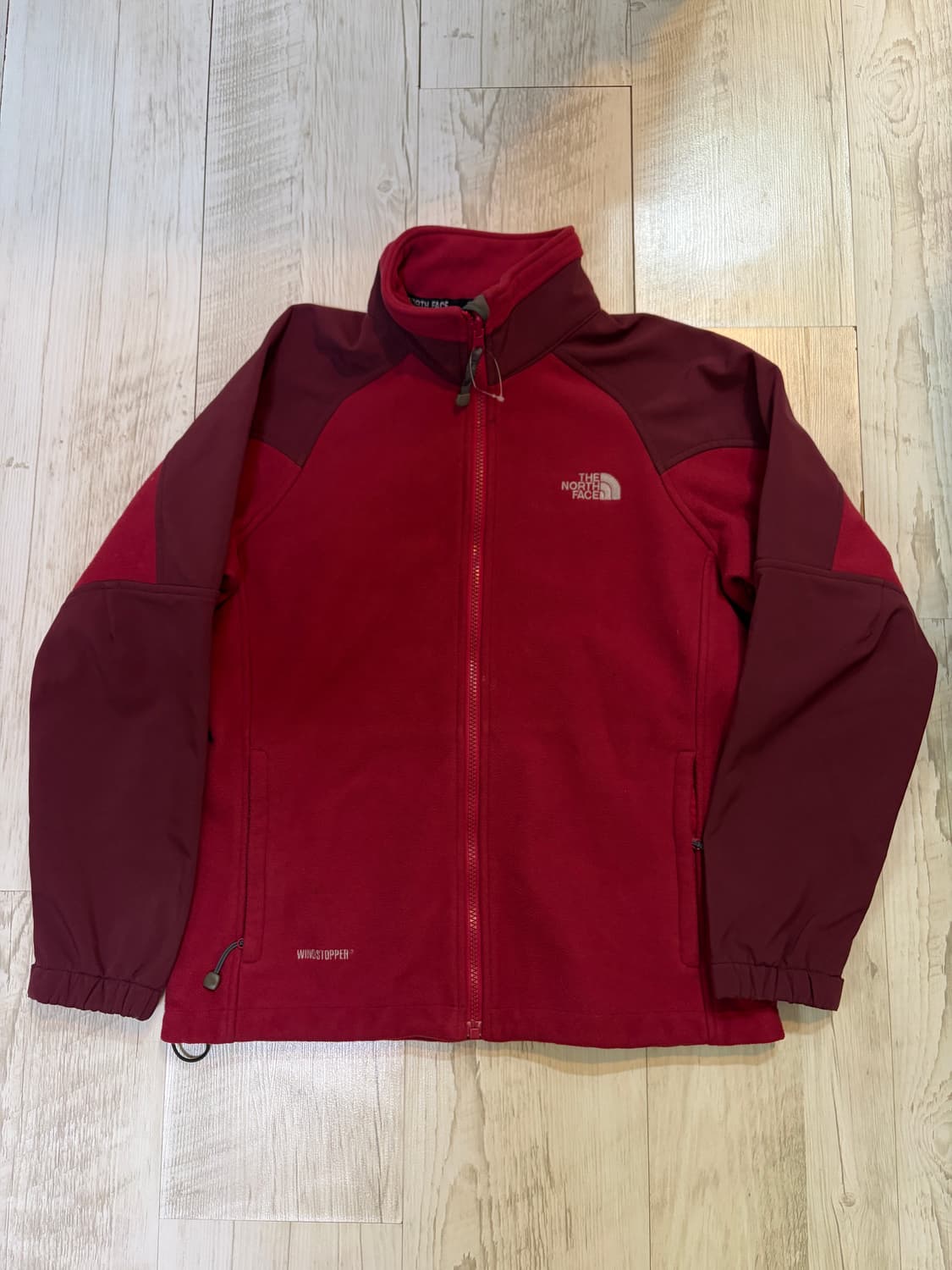 [Womens M]노스페이스 고어 윈드스토퍼 플리스 자켓 버건디 상품이미지1