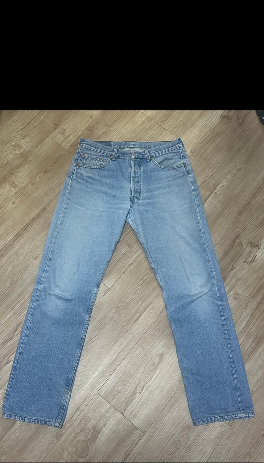 90s 빈티지 리바이스 501 연청 데님 31 상품이미지1