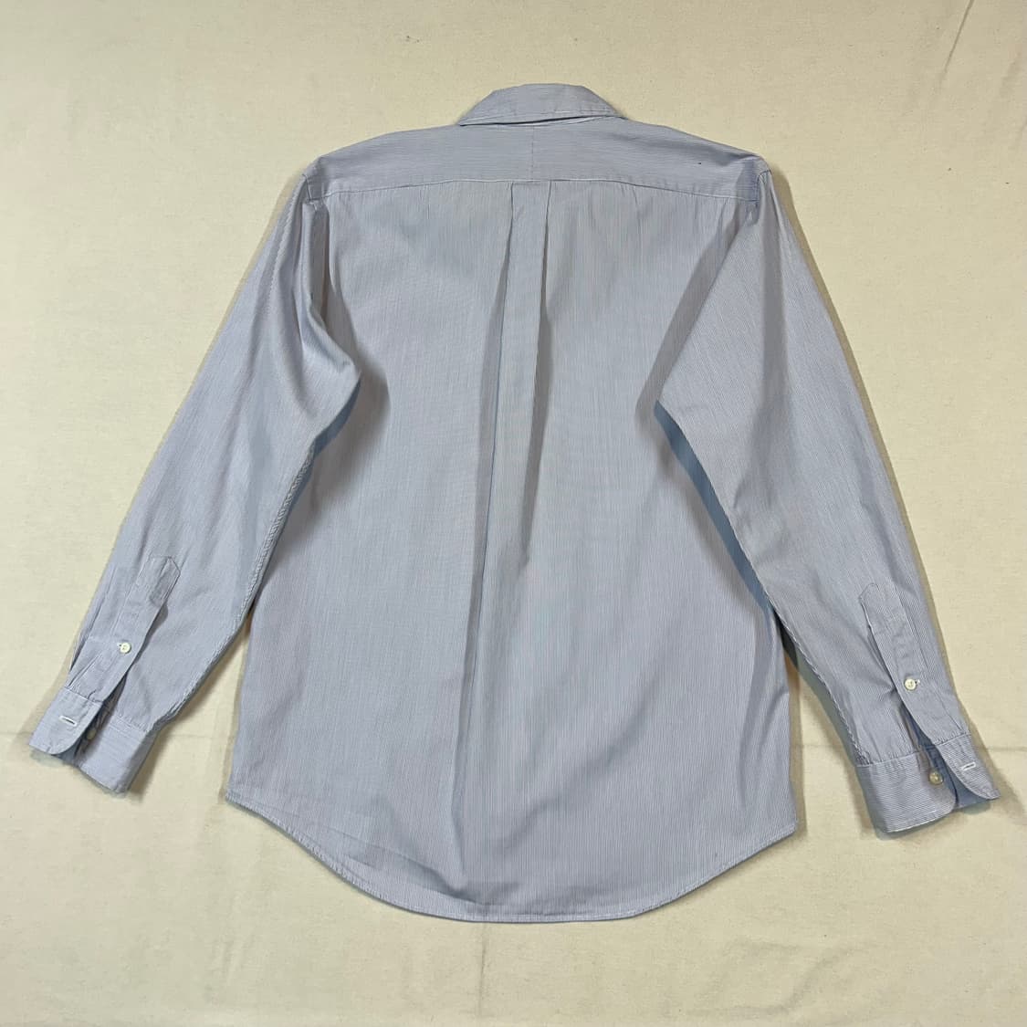 S) 폴로 랄프로렌 클래식 블루 스트라이프 포플린 셔츠 상품이미지6