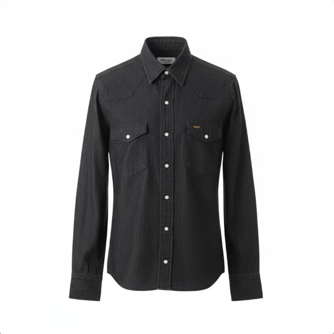 Wrangler 랭글러 블랙 데님 셔츠 1870 상품이미지1