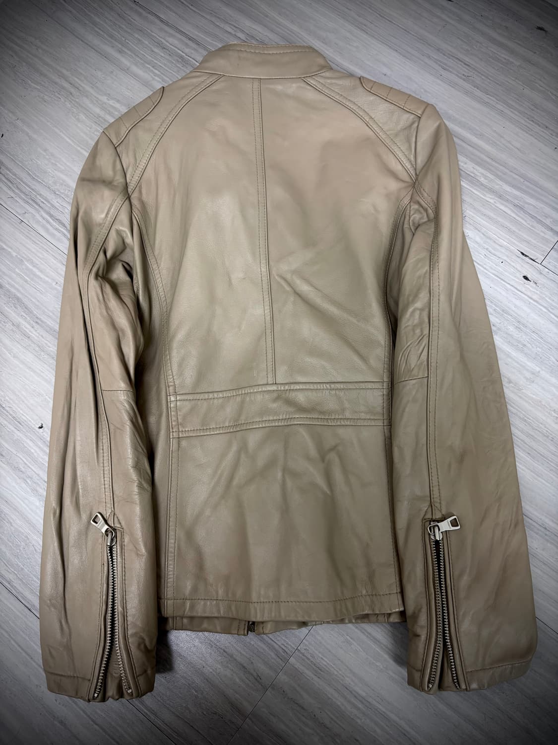  00‘s Drum Dyed Lamb Skin Utility Beige  상품이미지10