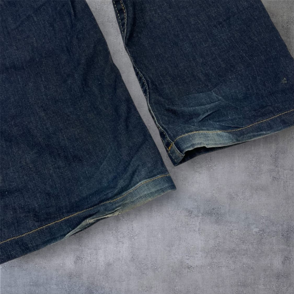 트루릴리전 진청 버튼플라이 스트레이트 데님 팬츠 38 상품이미지9