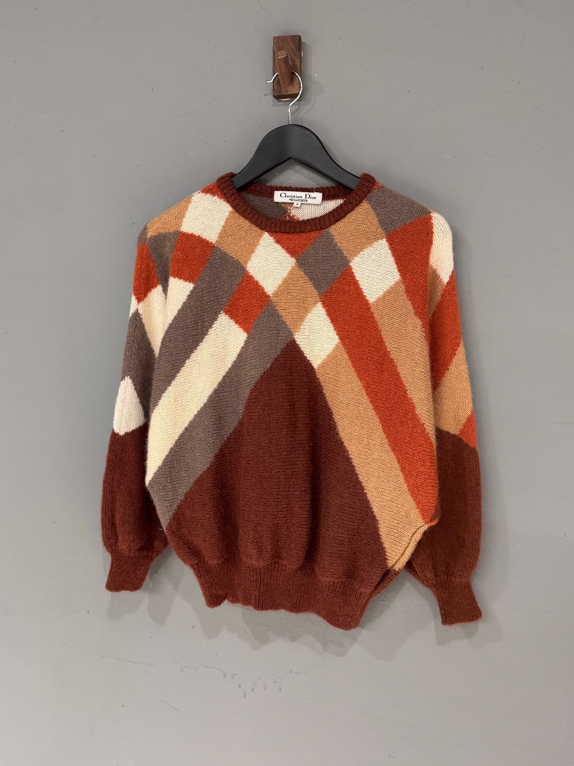 크리스찬 디올 프레타포르테 아가일 패턴 스웨터  상품이미지1