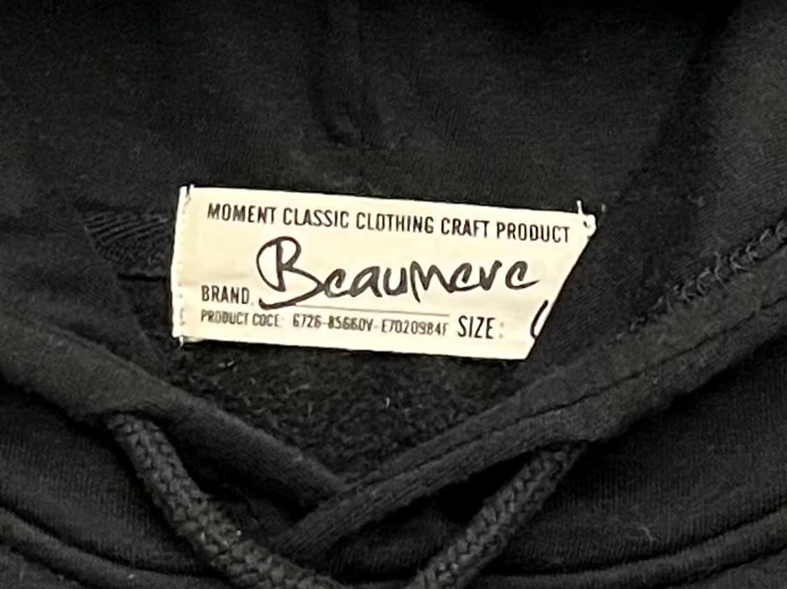 [100] 뷰메르 Beaumere ARMY 후드티 블랙 L  상품이미지3