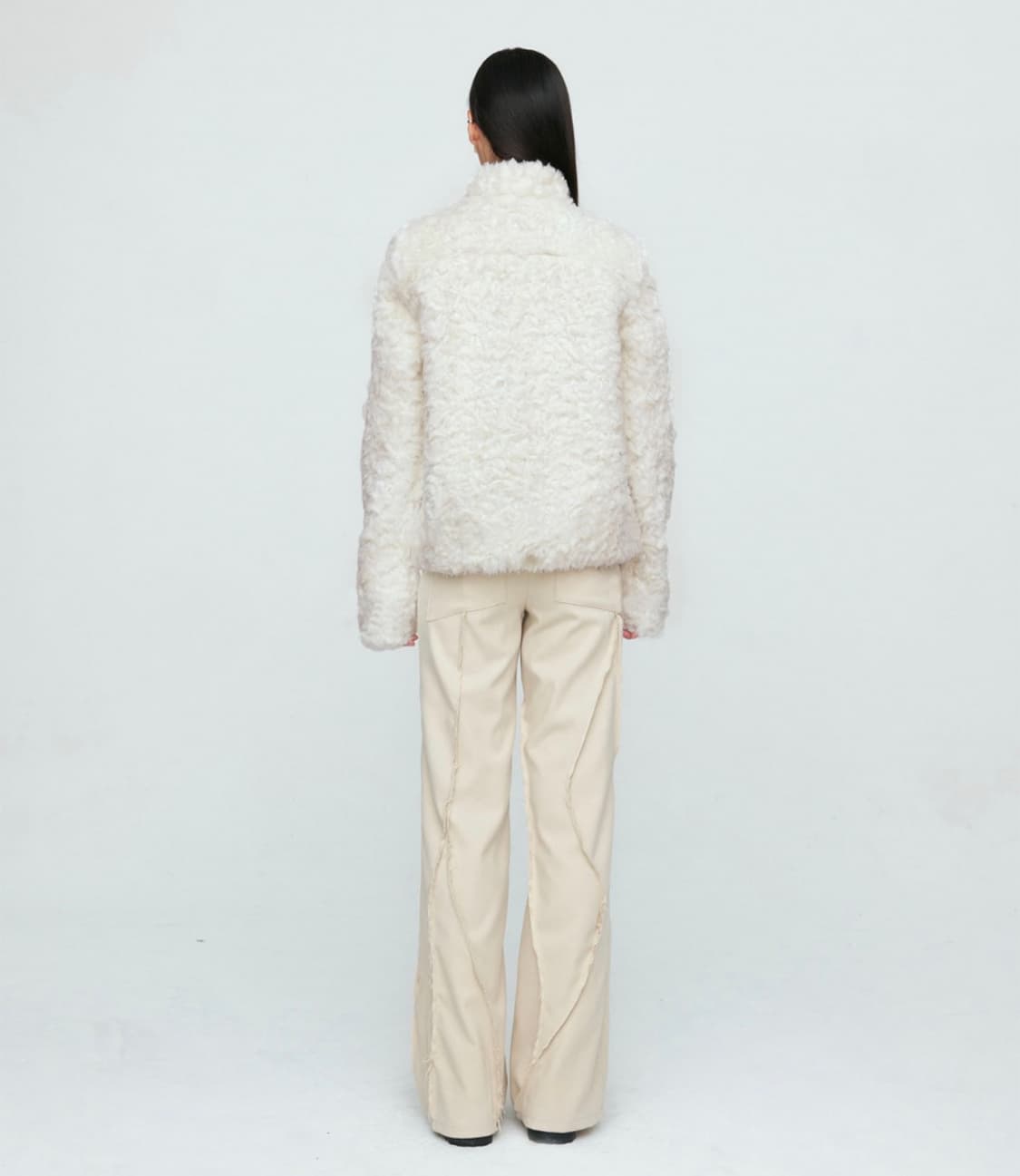 새상품 나체 리버시블 퍼자켓  상품이미지5