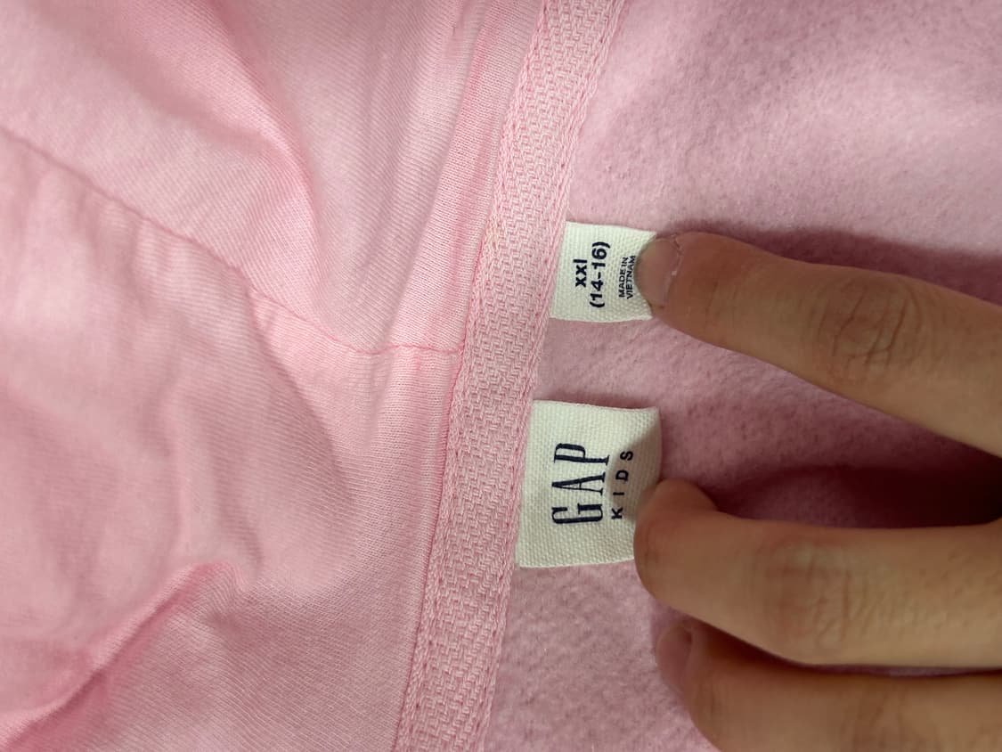 갭 연딸기 슈크림 후드집업 히메갸루 상품이미지6