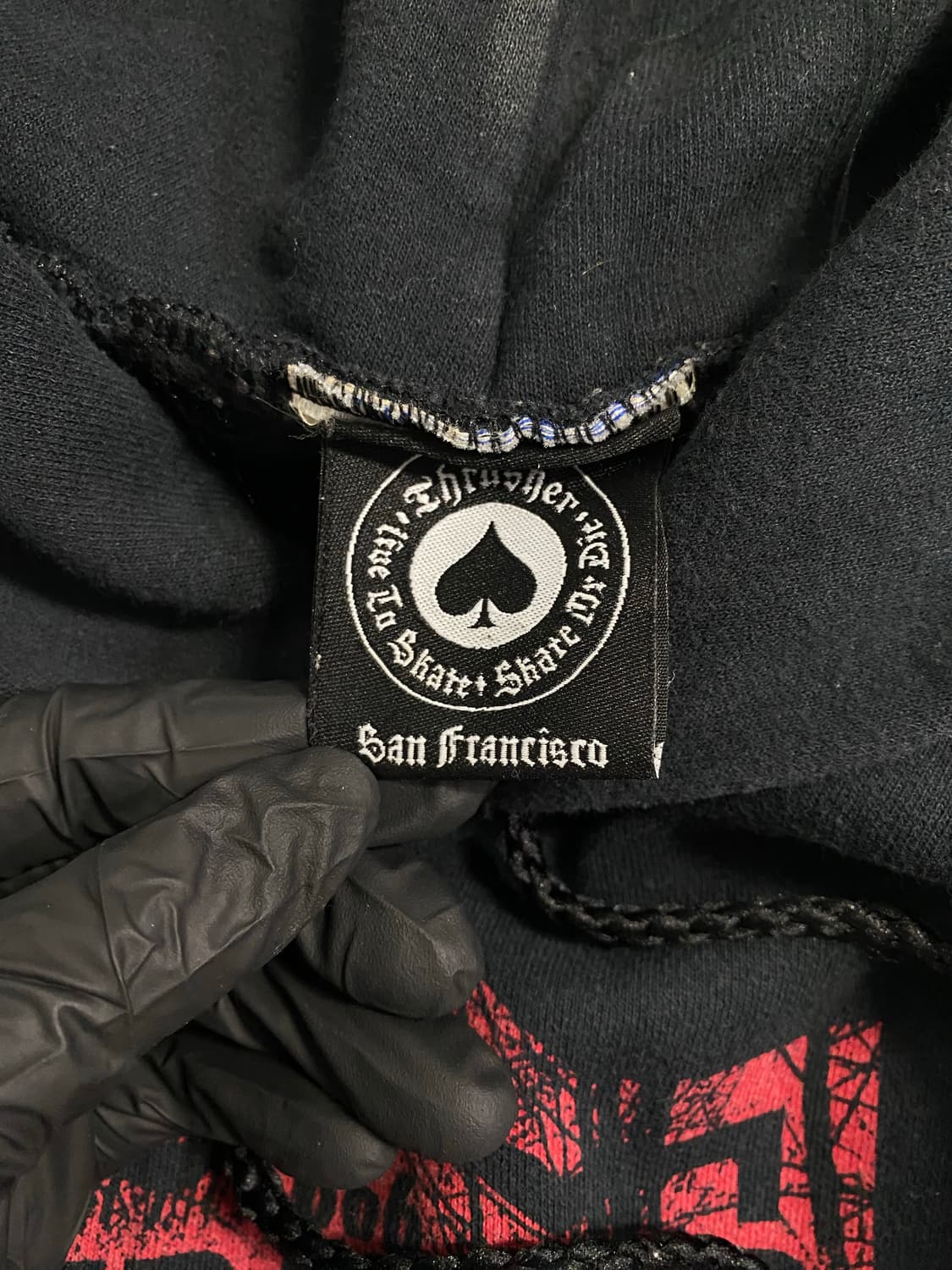 트레셔 Thrasher 블랙 후드티 XL <632> 상품이미지7