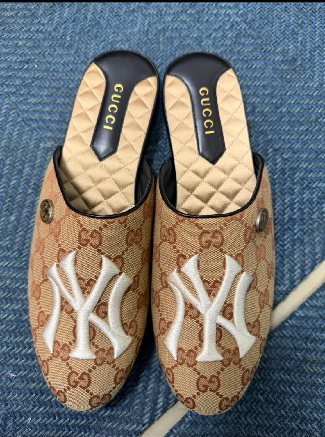 구찌 뉴욕 양키스 뮬 40사이즈  상품이미지1