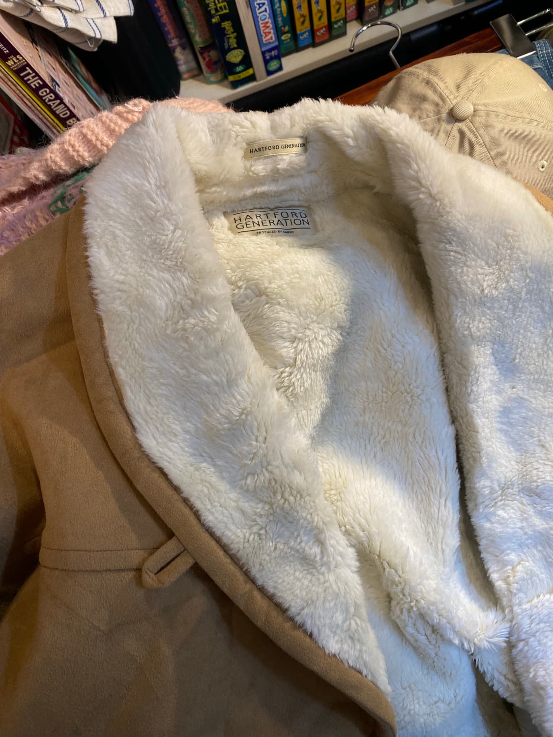 Japan vintage 페이크무스탕 M-L 상품이미지2