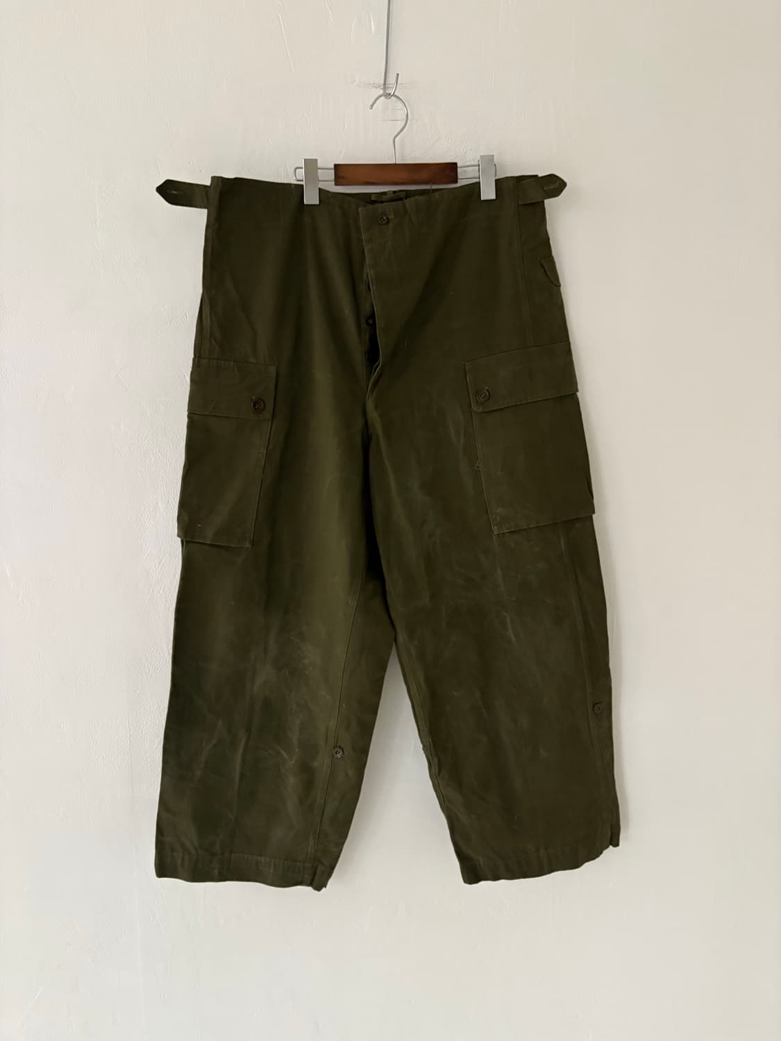 50's Royal Dutch Army Faded Canvas pant 상품이미지2