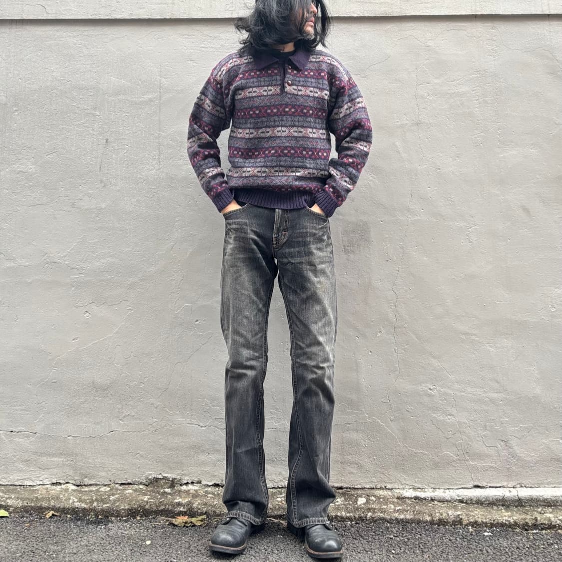 90년대 빈티지 베이커 스트리트 울 스웨터 상품이미지10