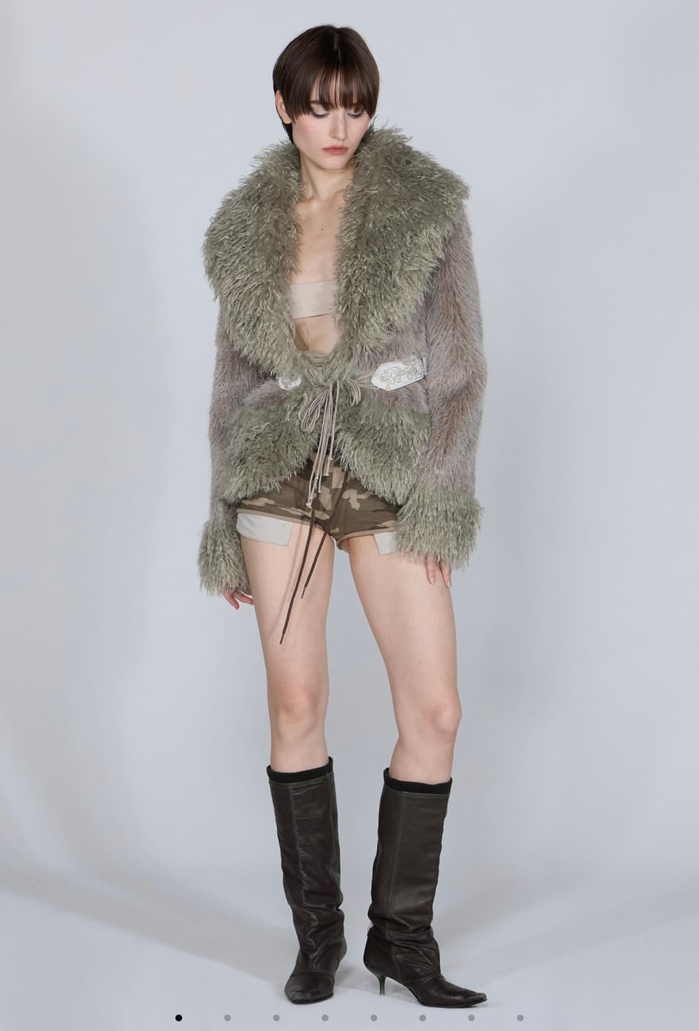 스컬프터 리버시블 퍼자켓 상품이미지1