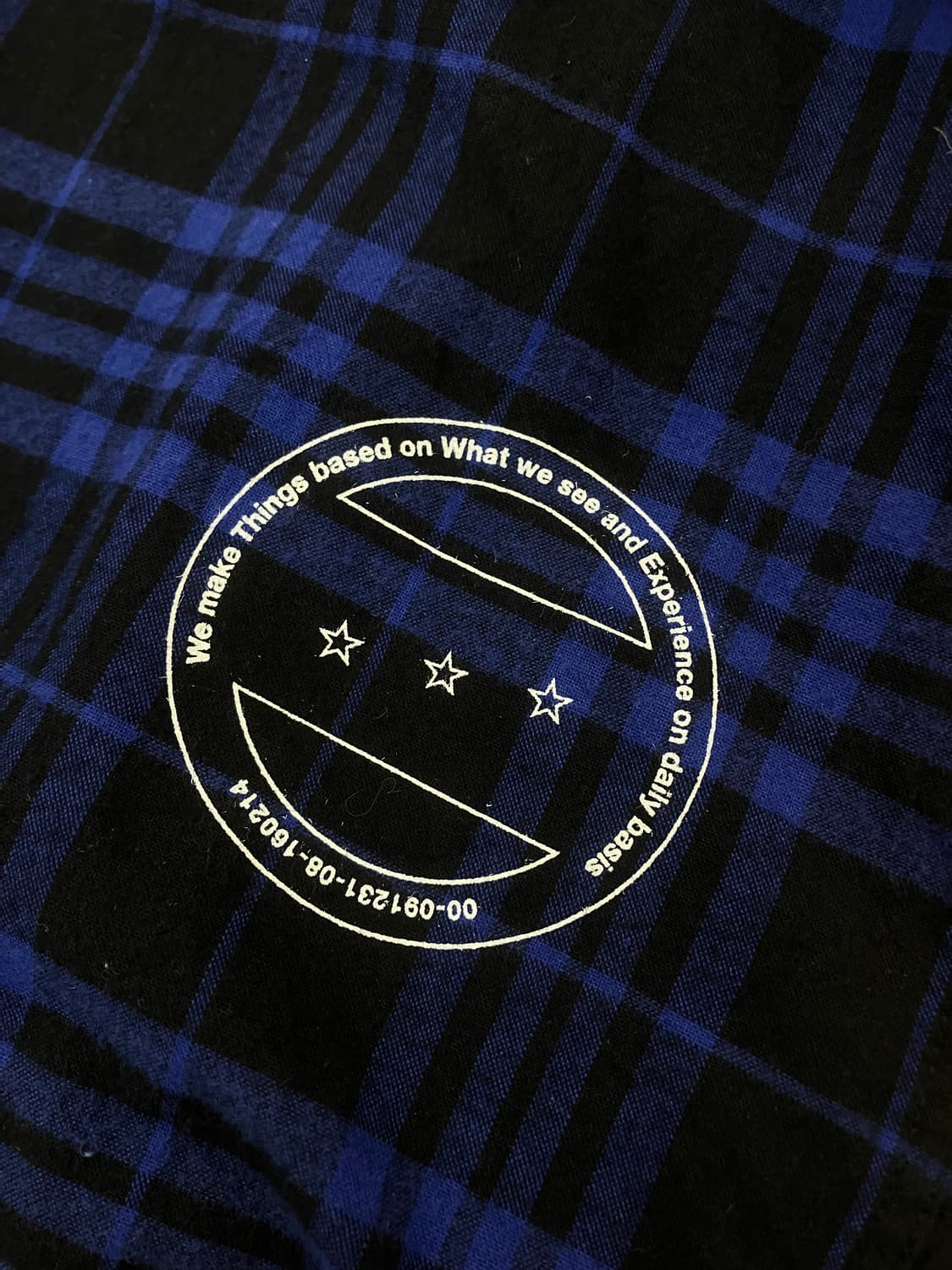 디스이즈네버댓 체크 후드 셔츠 네이비 L #csz2283  상품이미지4