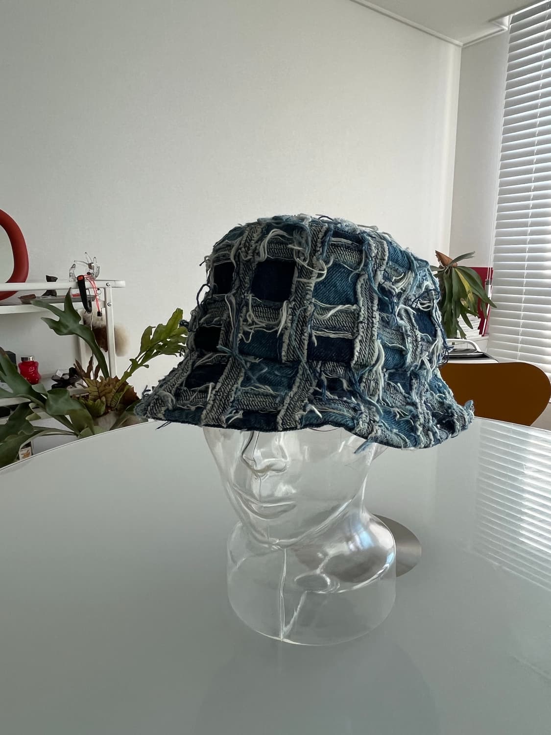 슈프림 프레이드 데님 버킷햇 M-L 상품이미지1