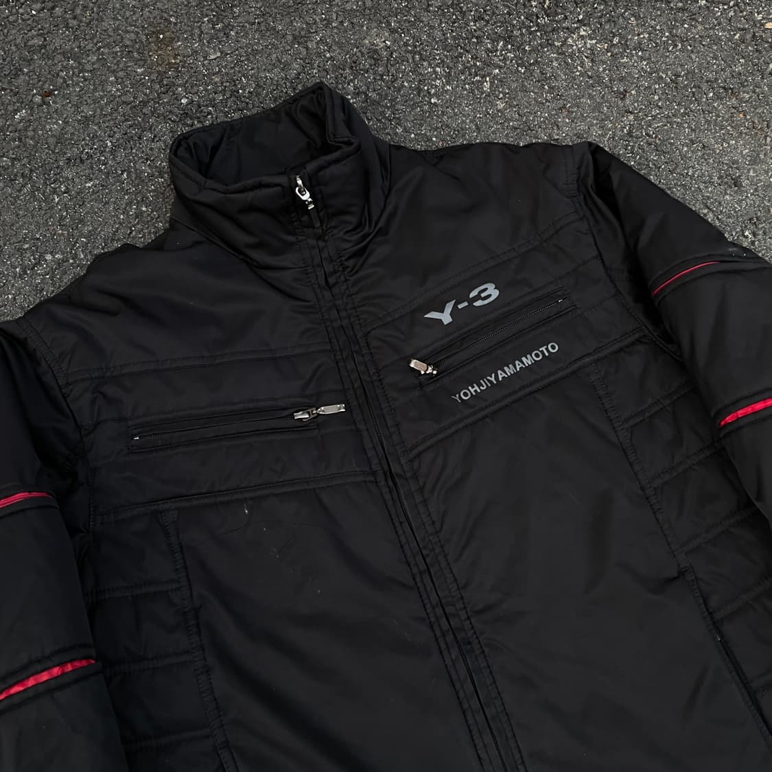  Y-3 요지야마모토 아디다스 바이커 다운 자켓 패딩 L 상품이미지3