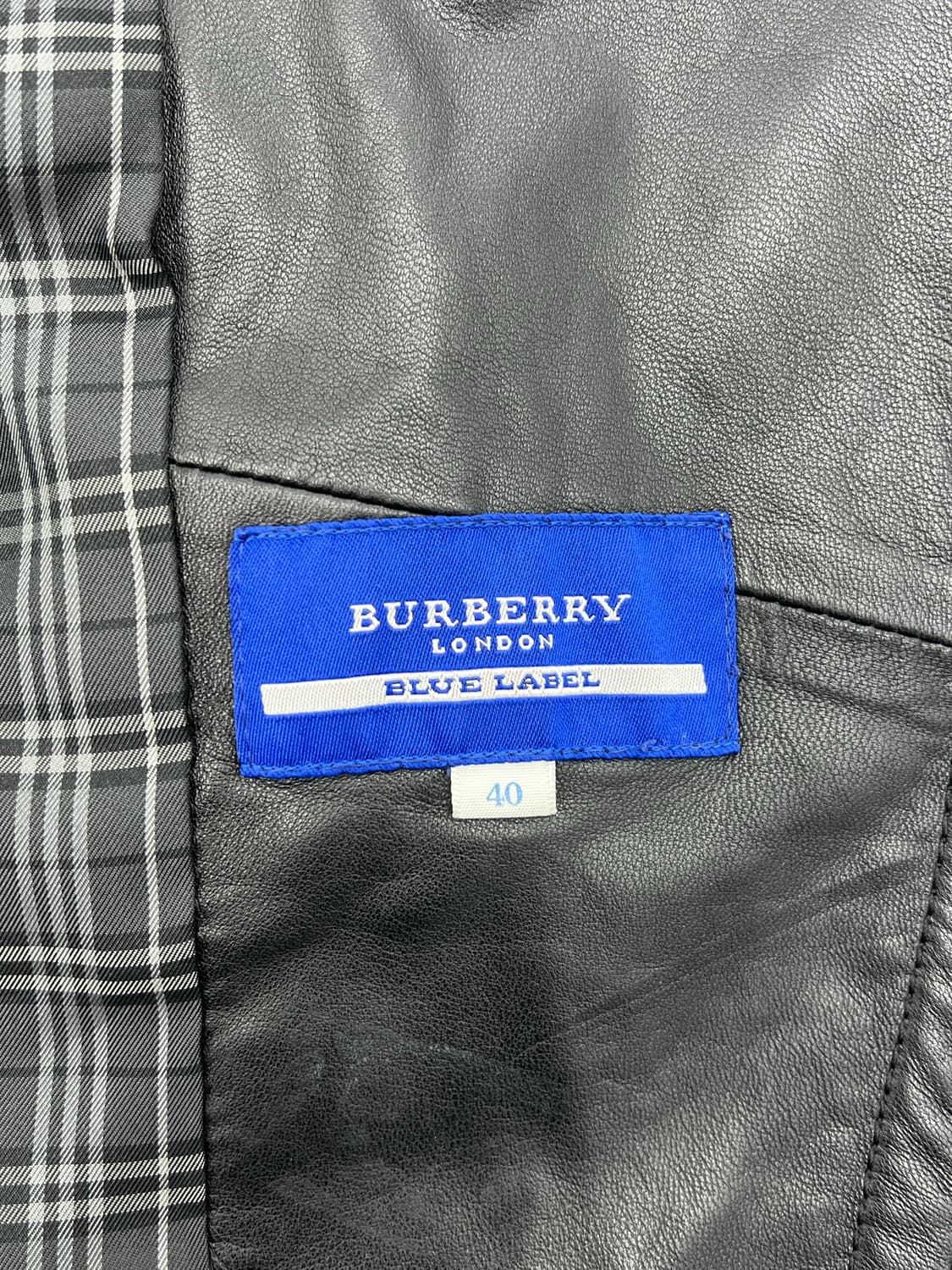 버버리 블루라벨 투웨이 레더 자켓 상품이미지4