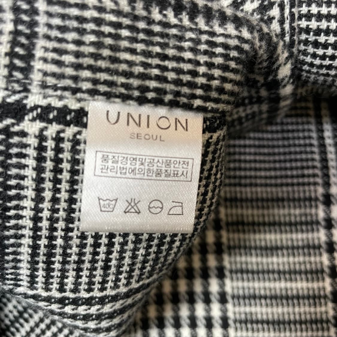빈티지 블랙 체크 플란넬 셔츠 M 상품이미지5