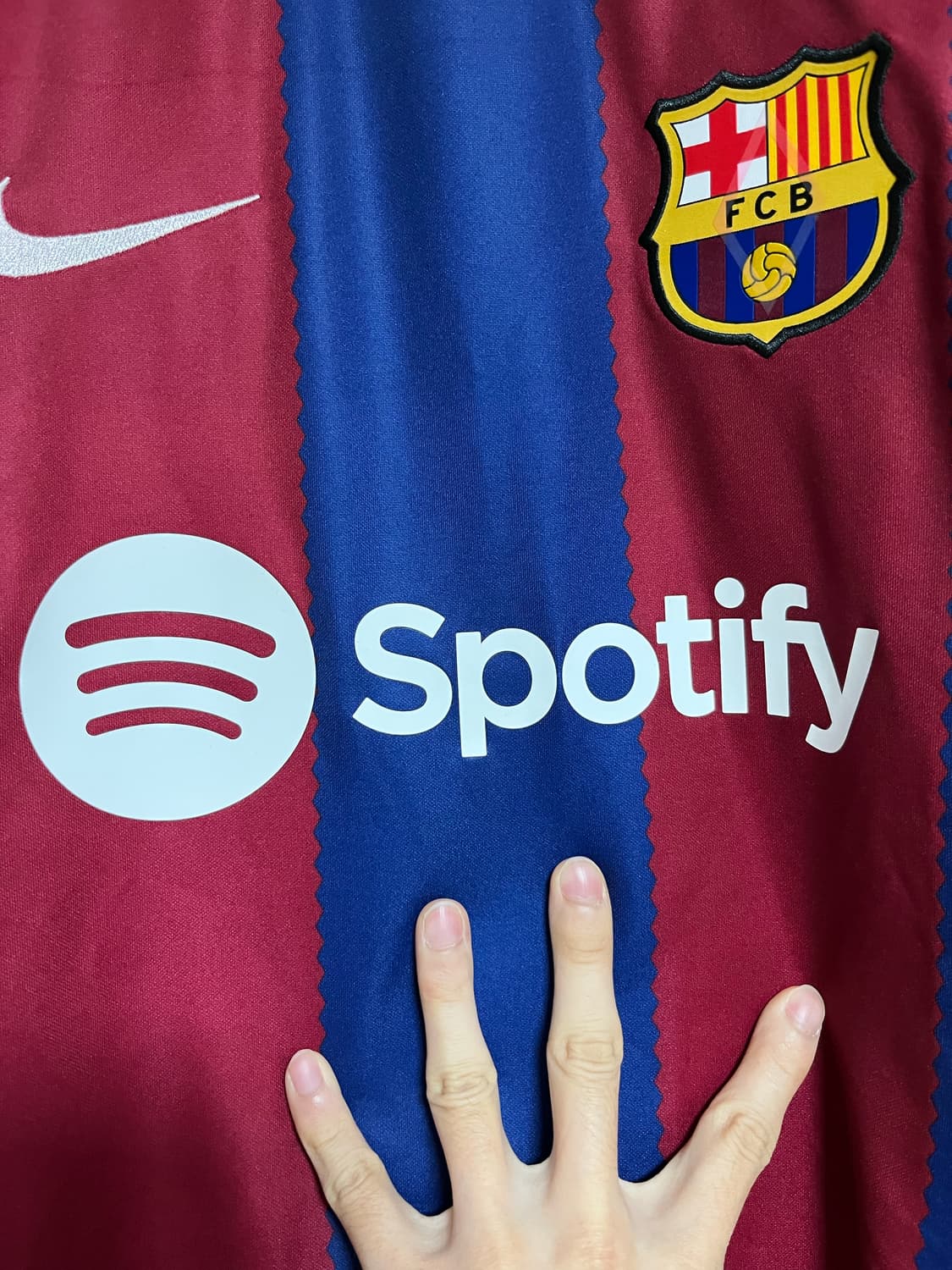 [L,XL] 바르셀로나 23-24 홈 유니폼 새상품 판매 상품이미지7