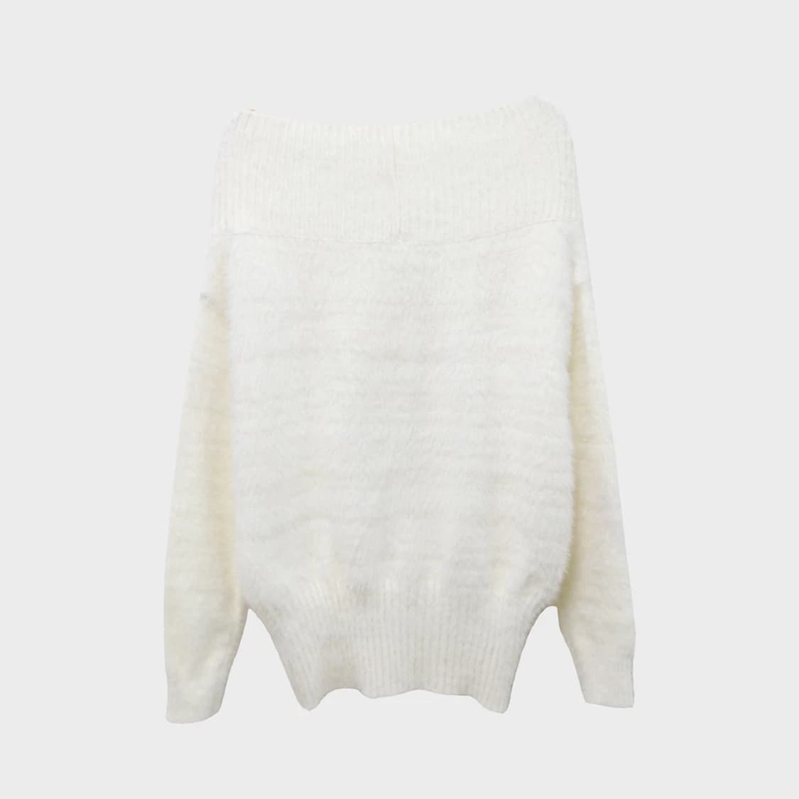 SNACC 딥 브이넥 오프숄더 니트 63388 상품이미지2