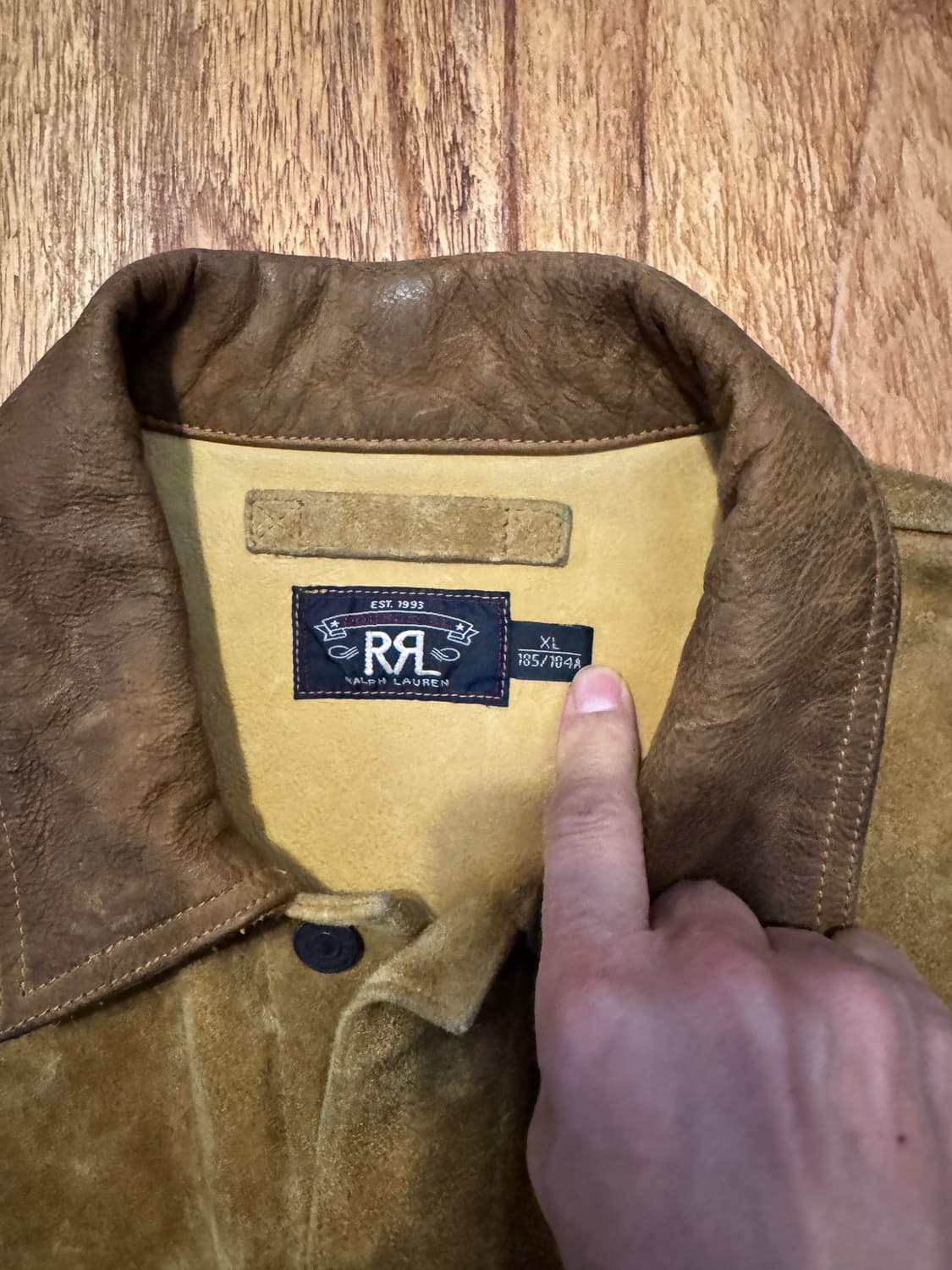 RRL 더블알엘 카우 레더 Davis 재킷 상품이미지5