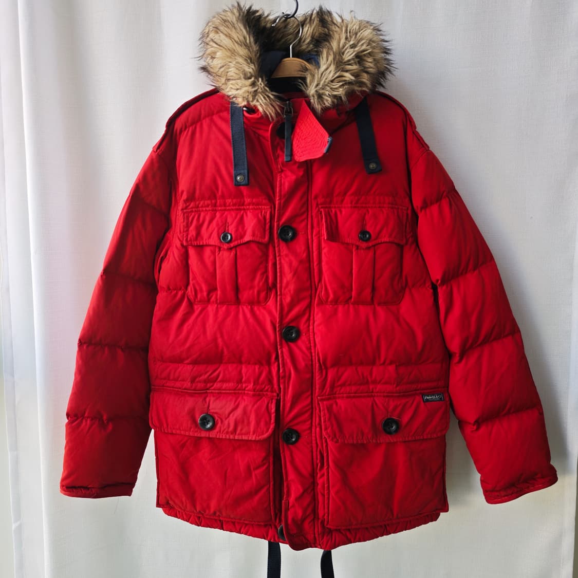 폴로 랄프로렌 히말라야 다운 파카 패딩 자켓 레드 M 상품이미지1