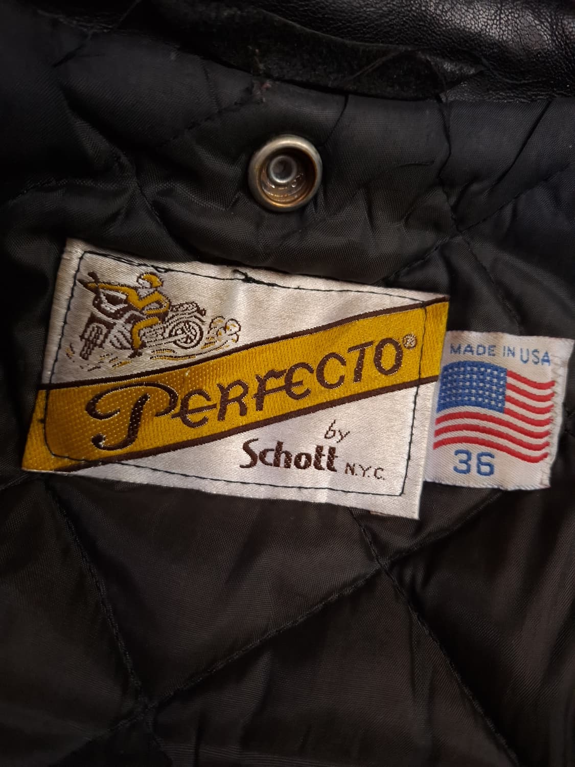 오리지날 쇼트 리얼레더 퍼펙토 더블 라이더자켓 상품이미지4