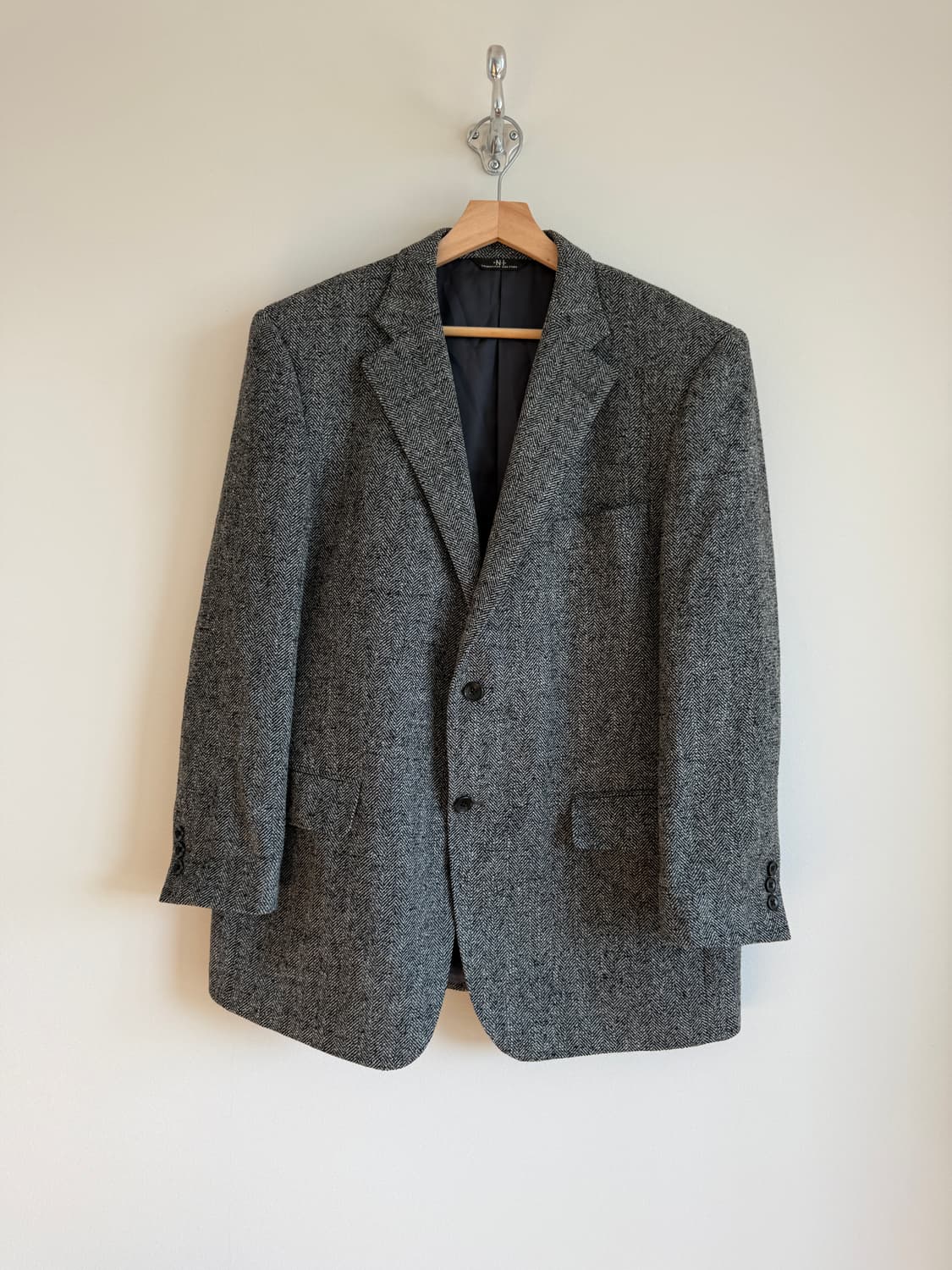 Pre owned 울 헤링본 트위드 자켓 상품이미지1